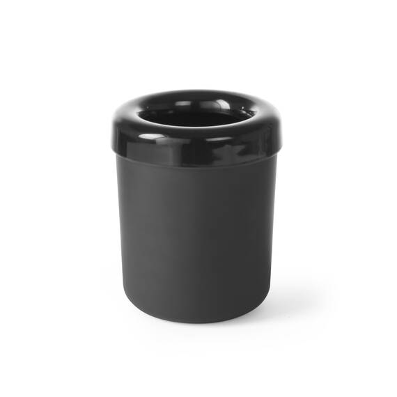 Hendi Tischabfalleimer oder Besteckhalter Schwarz ø130x(H)160 mm