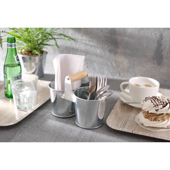 Hendi Serviertablett aus Melamin mit Holzoptik, Holz 240x350 mm, Farbe: Holz, Größe: 240x350, Bild 11