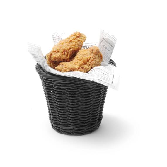 Hendi Snack-Korb Schwarz, Farbe: Schwarz