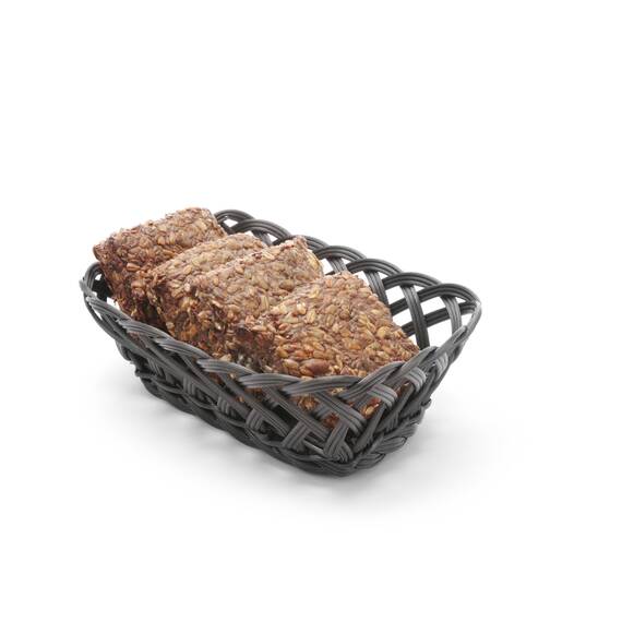 Hendi Körbe mit gewebten Rand, rund 200x200x(H)65 mm, Größe: 200x200x(H)65 mm, Bild 6