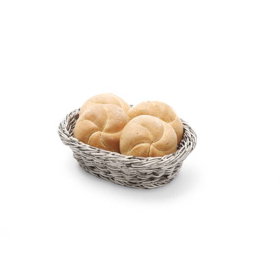 Hendi Brotkorb, oval Grau 250x190x(H)65 mm, Farbe: Grau, Größe: 250x190x(H)65 mm
