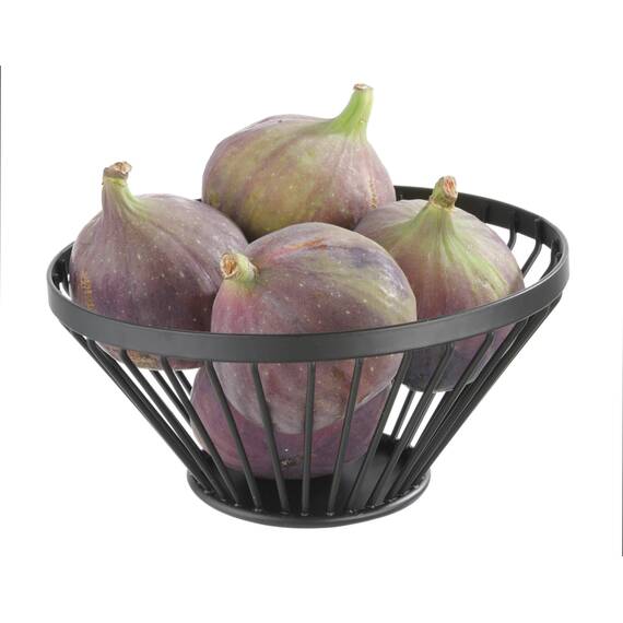 Hendi Obstkorb, abgerundet schwarz ø300x(H)250 mm, Durchmesser: ø300x(H)250 mm, Bild 3