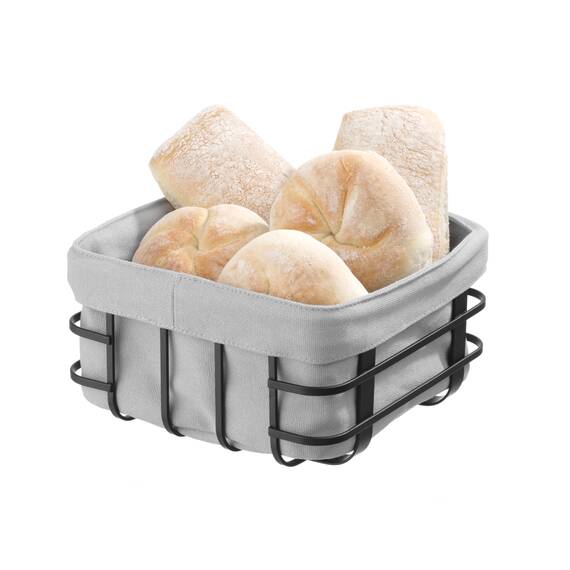 Hendi Brotkorb mit Beutel, rechteckig 250x180x(H)85 mm, Größe: 250x180x(H)85 mm, Bild 3