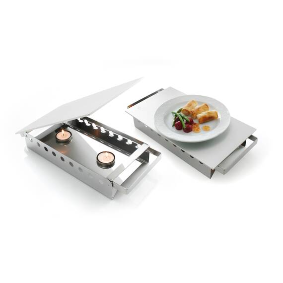 Hendi Speisewärmer 2 Teelichter 330x180x(H)65 mm, Bild 2