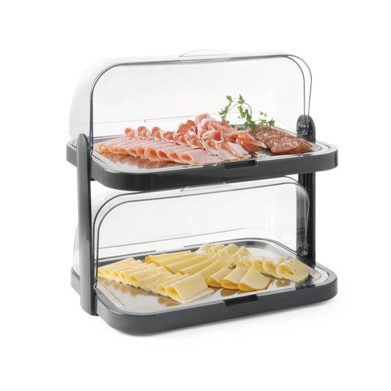 Hendi Rolltop-Display gekühlt 440x320x(H)440 mm