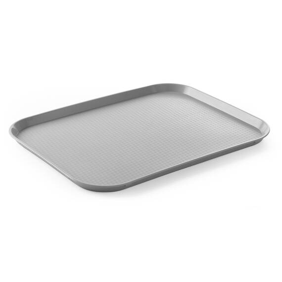 Hendi Serviertablett Grau 350x450x(H)20 mm, Farbe: Grau