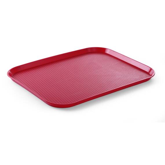 Hendi Serviertablett Rot 350x450x(H)20 mm, Farbe: Rot