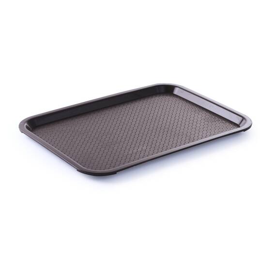 Hendi Serviertablett Braun 305x415x(H)20 mm, Farbe: Braun