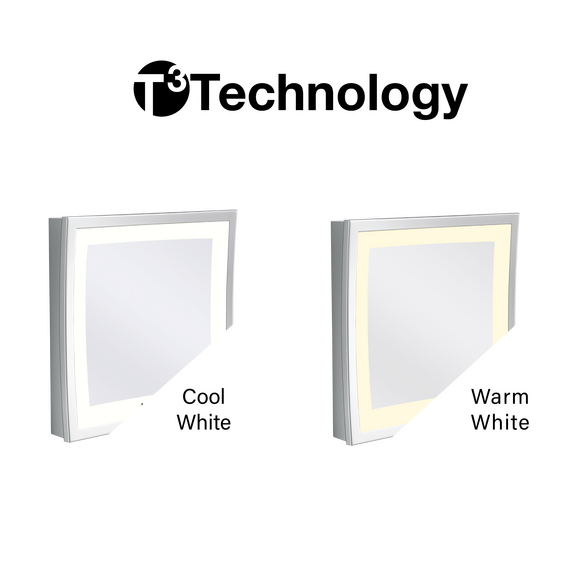 Aliseo LED Cubik T3 Kosmetikspiegel Standmodell, Ausführung: mit EU-Stecker, Variante: Standmodell, Bild 3