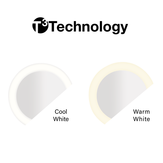 Aliseo LED Moon Dance Kosmetikspiegel Standmodell mit UK-Stecker, Ausführung: mit UK-Stecker, Variante: Standmodell, Bild 3