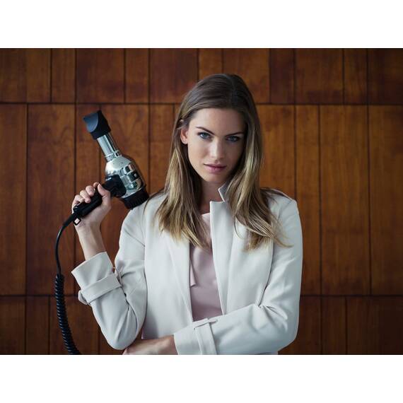 Aliseo Hotel Haartrockner Nostalgie Ionic mit UK-Stecker, Ausführung: mit UK-Stecker, Wandhalterung: Ohne Wandhalterung, Bild 2