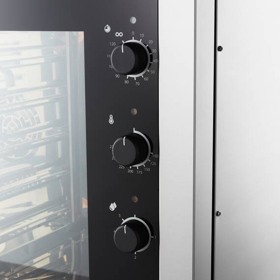 Maxima Kombidämpfer - 5 x 2/3 GN - 50 bis 270°C - 3200 Watt, Ausführung: Manuell, Bild 6