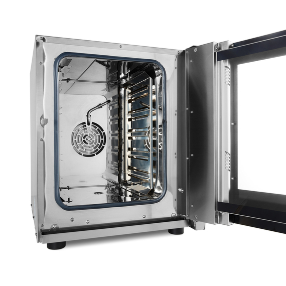 Maxima Kombidämpfer Digital - 5 x 2/3 GN - 50 bis 270°C - 10 Dampfstufen - 3200 Watt - Touch-Display, Ausführung: Digital, Bild 4