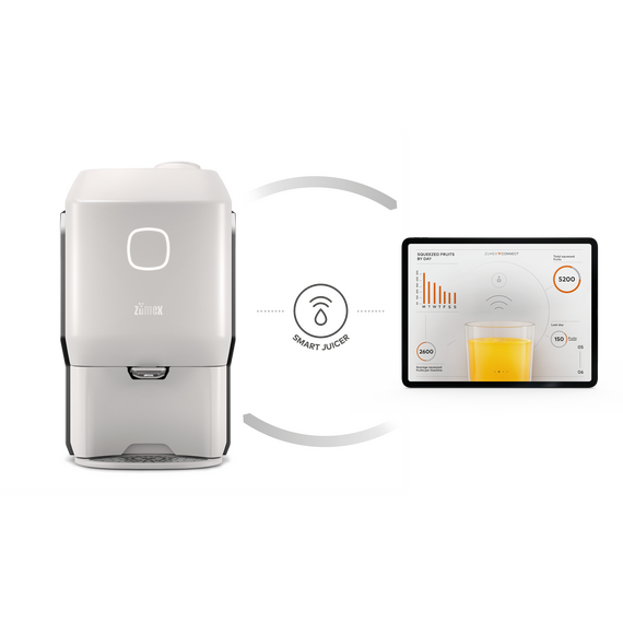 Zumex Saftpresse Soul Series 2 - Weiß/Rauchgrau, Variante: Weiß/Rauchgrau, Bild 3
