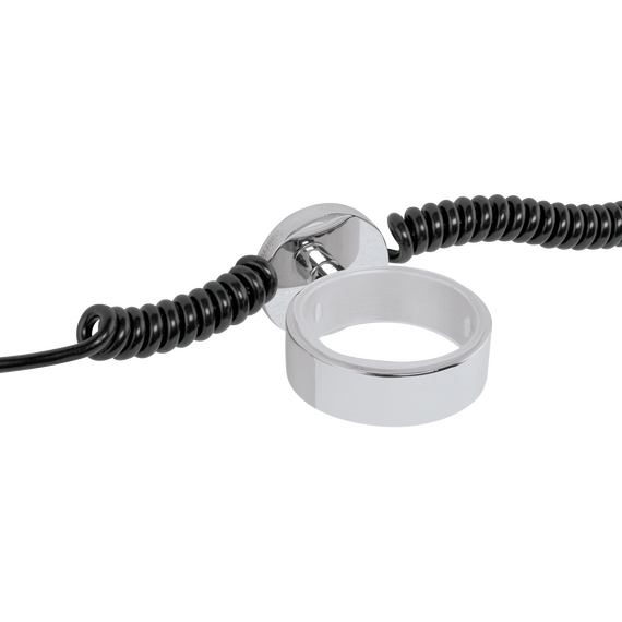 Aliseo Hotel Haartrockner Chromo mit Ring-Wandhalterung, Ausführung: mit EU-Stecker, Wandhalterung: Mit Ring-Wandhalterung, Bild 2