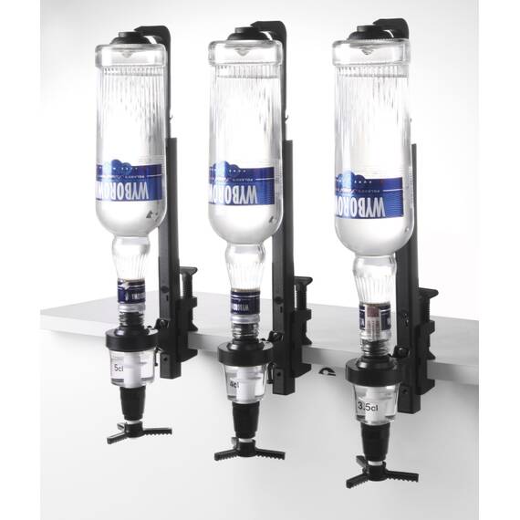 Hendi Bar up Regalflaschenhalter, tropffrei, Wandhalterung, Bild 2