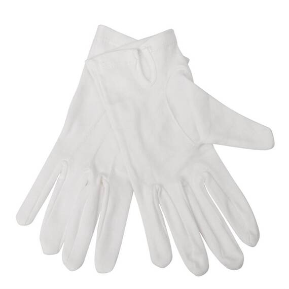 Herren Servierhandschuhe weiß M