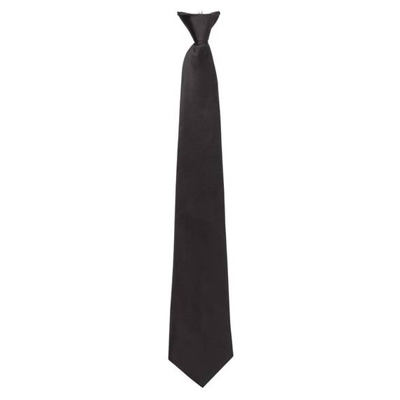 Clip-on Krawatte schwarz
