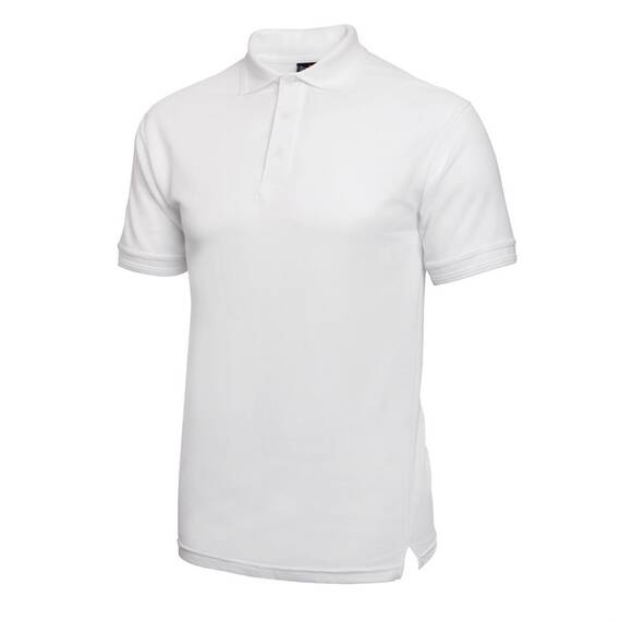Unisex Poloshirt weiß L