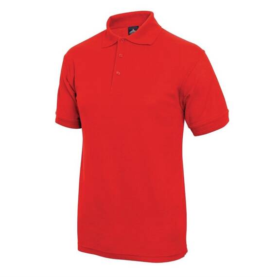 Unisex Poloshirt rot M