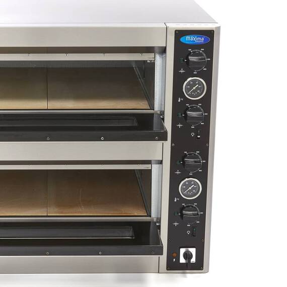 Maxima Deluxe Pizzaofen 4 + 4 x 30 cm 400V, Bild 5
