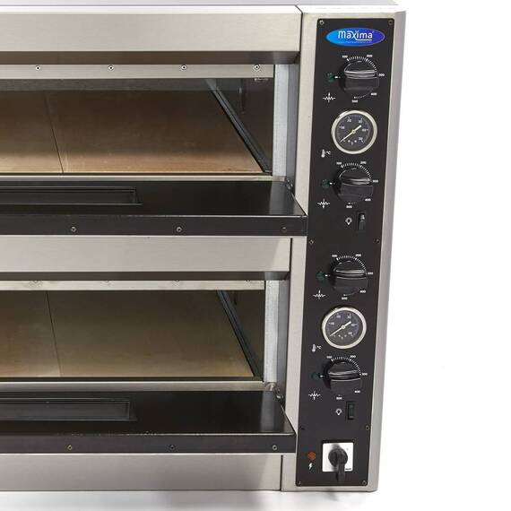 Maxima Deluxe Pizzaofen 6 + 6 x 30 cm 400V, Bild 5