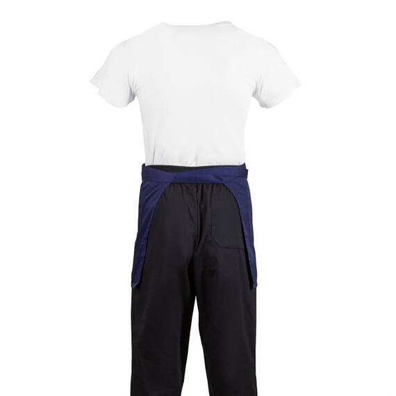 Whites kurze Bistroschürze marineblau
