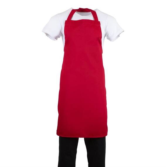 Whites Latzschürze rot