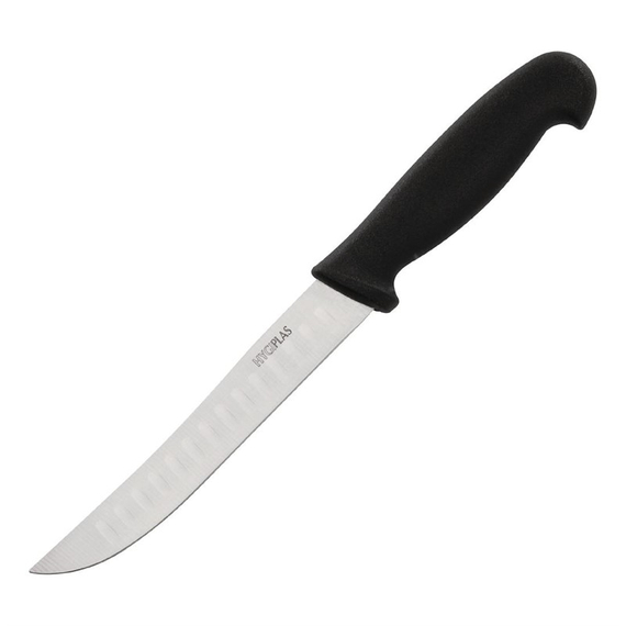 Hygiplas Fleischmesser mit Kullen schwarz 12,5cm