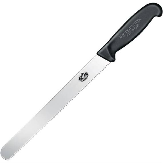 Victorinox Fibrox Fleischmesser Wellenschliff mit stumpfer Spitze 25,5cm