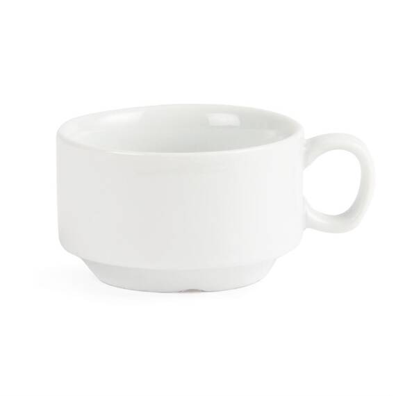 Olympia Whiteware stapelbare Espressotassen 8,5cl