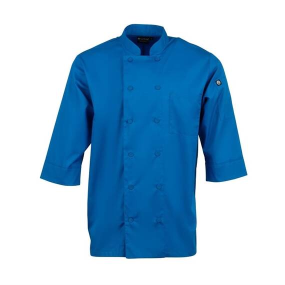Chef Works Unisex Kochjacke blau XS, Kleidergröße: XS, Farbe: Blau
