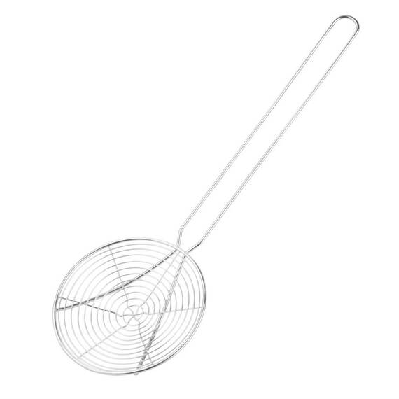 Vogue Fritteusenschaufel Edelstahl 14cm
