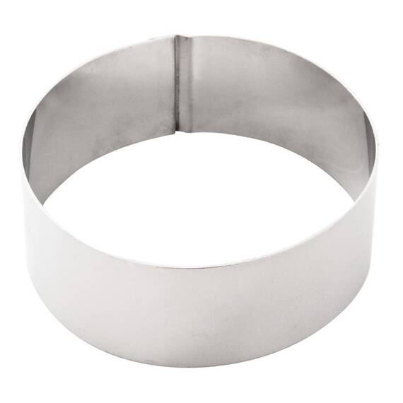 Vogue Moussering Edelstahl 3,5 x 9cm