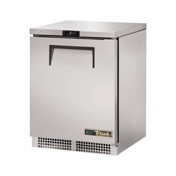 True Edelstahl Unterbaukühlschrank 147L