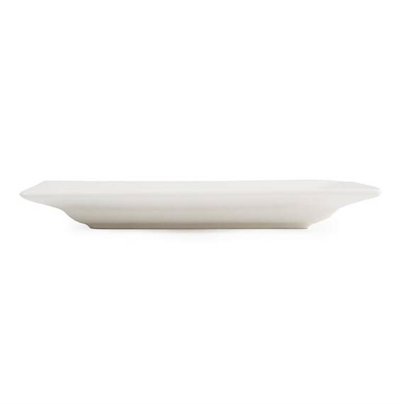 Olympia Lumina rechteckige Teller mit breitem Rand 20cm