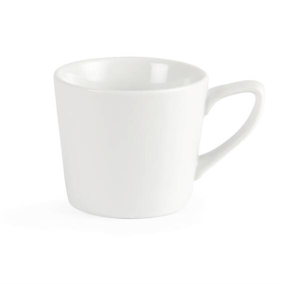 Olympia Whiteware niedrige Kaffeetassen 20cl