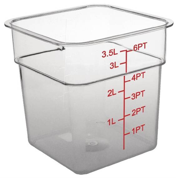 Hygiplas Vorratsbehälter quadratisch 3,5L