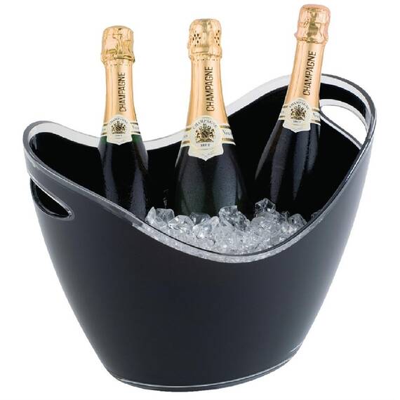 APS Champagnerkühler schwarz groß