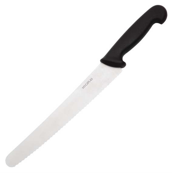 Hygiplas schwarz Bäckermesser 25cm