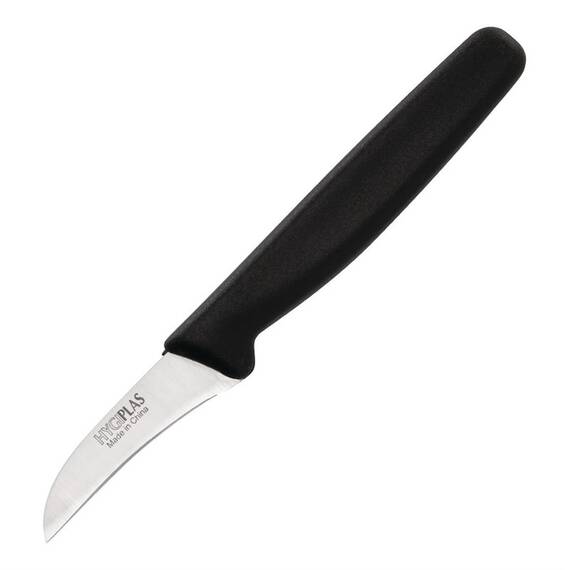 Hygiplas schwarz Tourniermesser 7cm
