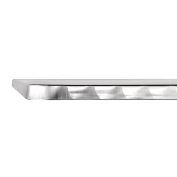 Bolero quadratischer Bistrotisch Edelstahl 1 Bein 70cm