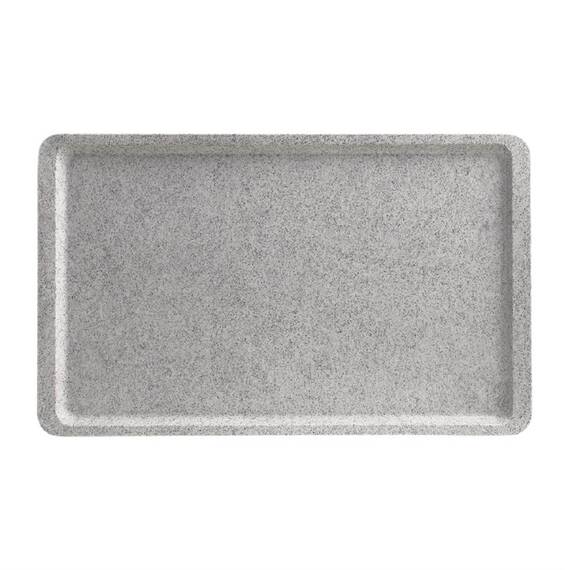 Cambro Versa Polyester Tablett glatt 53 x 32,5 cm Hellgrau