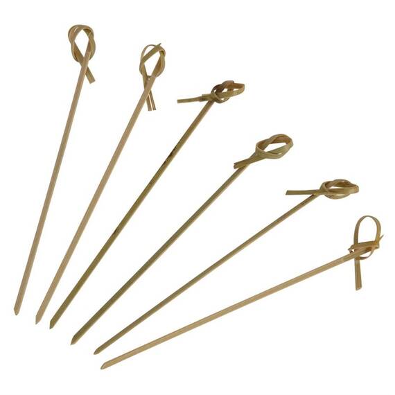 Geschleift Holzstäbchen 12cm