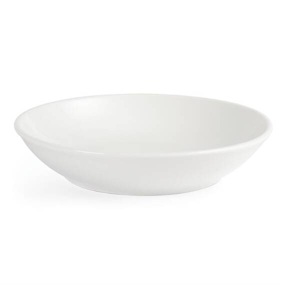 Olympia Whiteware tiefe runde Teller 20,5cm