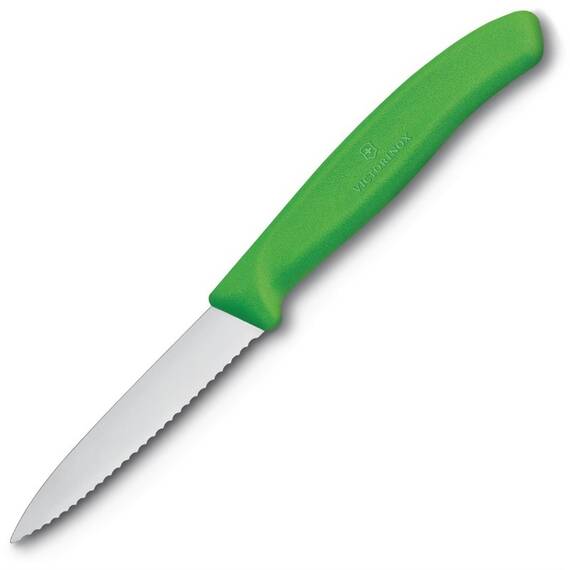 Victorinox Schälmesser Wellenschliff grün 8cm