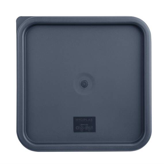 Hygiplas Deckel quadratisch für Vorratsbehälter 10 und 15L blau