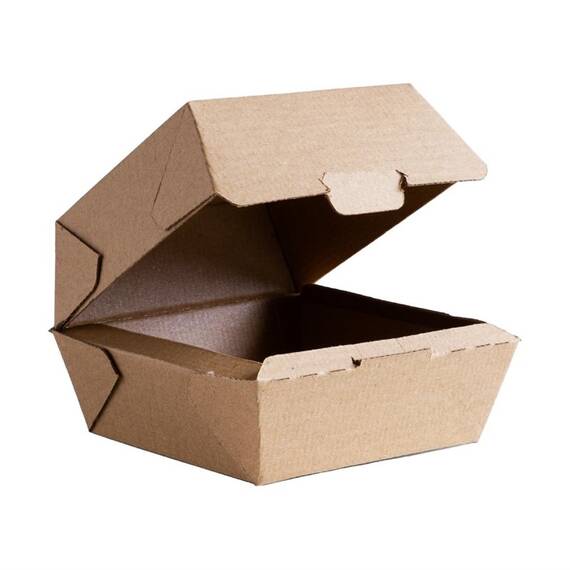 Vegware Kompostierbare geriffelte  Burgerbox(400 Stück)