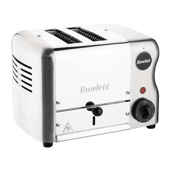 Rowlett Esprit 2 Schlitz Toaster in Chrom mit 2 zusätzlichen Elementen und Sandwichkäfig