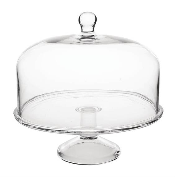 Olympia Tortenständer Kuppel aus Glas